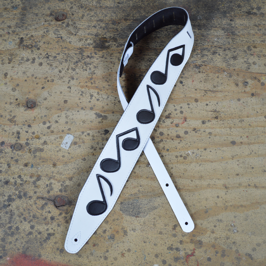 music note guitar strap